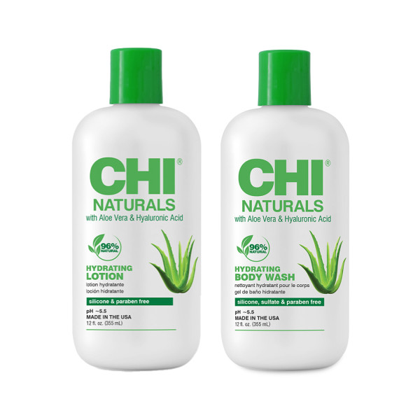 CHI Naturals ķermeņa komplekts 2x355 ml