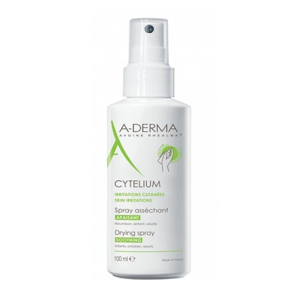 A-Derma Cytelium Drying Spray žāvējošs izsmidzināms losjons bojātai ādai, 100 ml