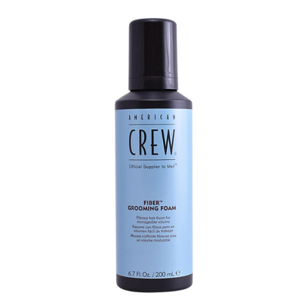 American Crew Fibre Grooming Foam vidējas fiksācijas matu putas vīriešiem, 200 ml