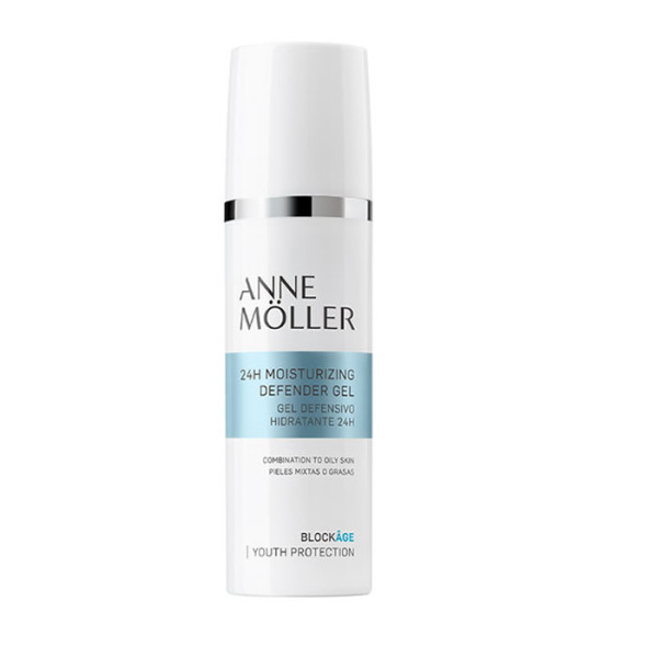 Anne Möller Blockâge 24H Moisturizing Defender Gel mitrinošs, aizsargājošs sejas gēls kombinētai/taukainai ādai, 50 ml