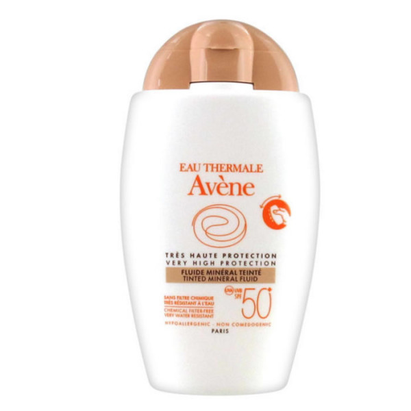 Avene Fluid Mineral Teinted SPF 50+ sauļošanās krēms ar krāsu, 40 ml