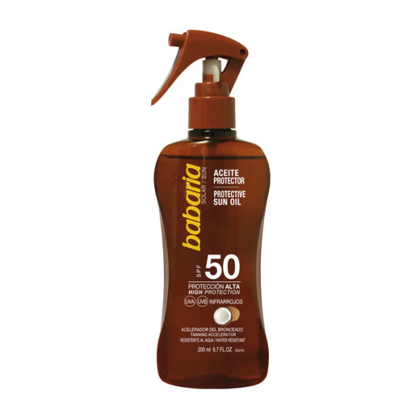 Babaria Coconut Protective Sun Oil SPF 50, aizsargājoša eļļa no saules, 200 ml