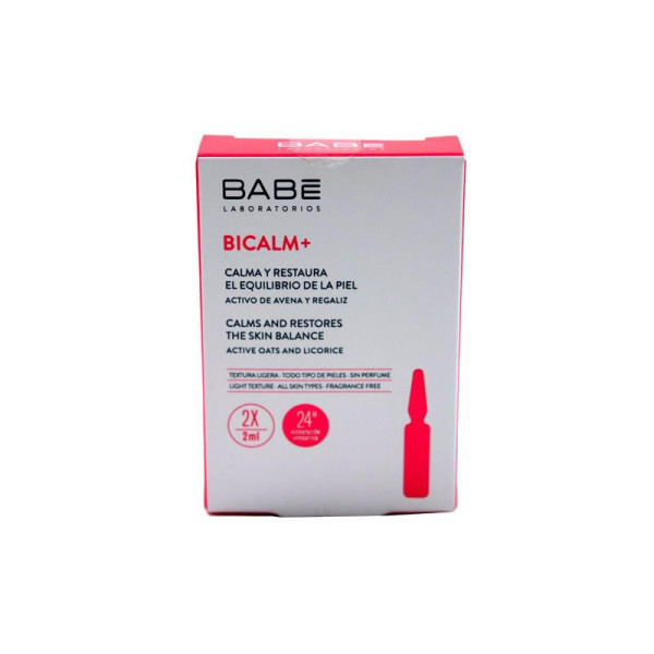 Babe Bicalm Ampoules nomierinošs sejas serums ampulās, 2 x 2 ml