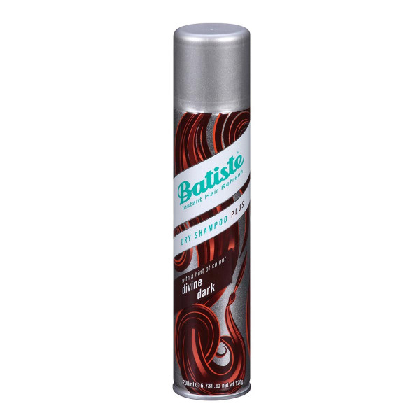 Batiste Divine Dark Dry Shampoo sausais šampūns, 200 ml