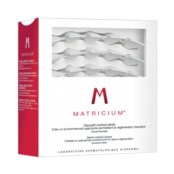 Bioderma Matricium Skin Regeneration Treatment atjaunojošs ādas līdzeklis ampulās, 30 x 1 ml