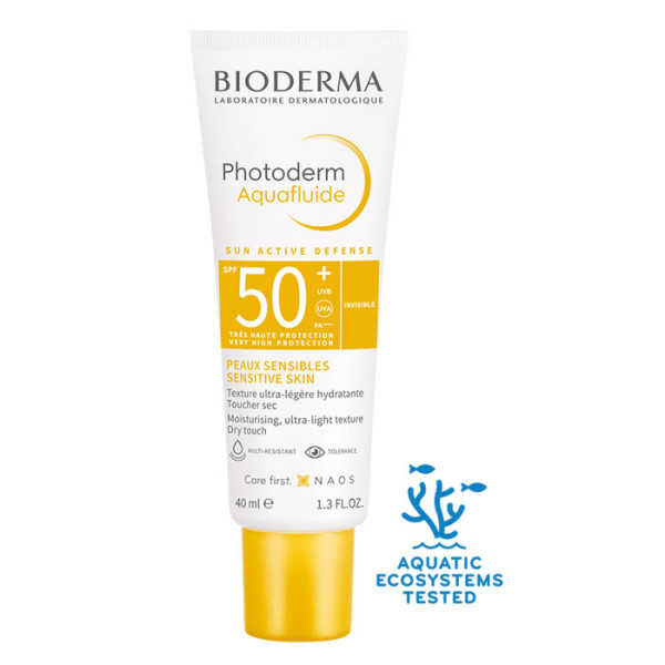 Bioderma Photoderm Max Aquafluide saules aizsargkrēms SPF 50+ visiem ādas tipiem, 40 ml