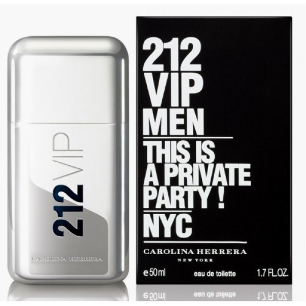 Carolina Herrera 212 Vip Men EDT tualetes ūdens ūdens unisex, 50 ml