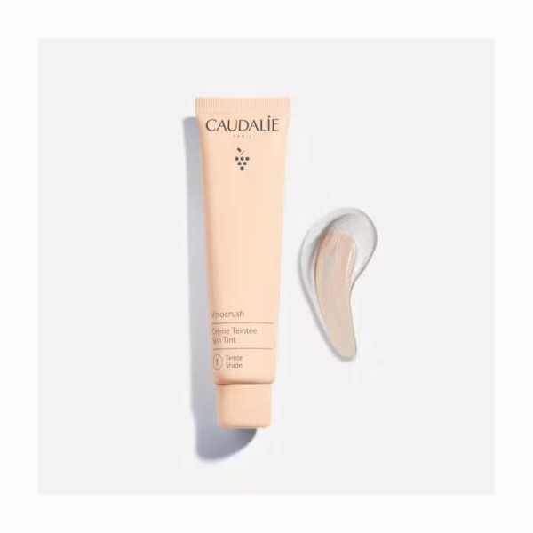 Caudalie Vinocrush Skin Tint CC Cream ādas toņa viendabīgs CC krēms ar mitrinošu efektu, tonis 1, 30 ml