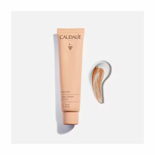 Caudalie Vinocrush Skin Tint CC Cream ādas toņa viendabīgs CC krēms ar mitrinošu efektu, tonis 3, 30 ml