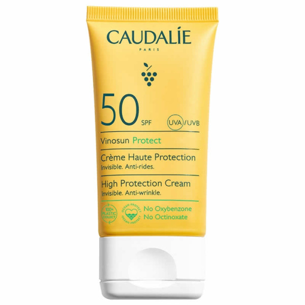 Caudalie Vinosun Protect Cream SPF 50 saules aizsargkrēms, 50 ml