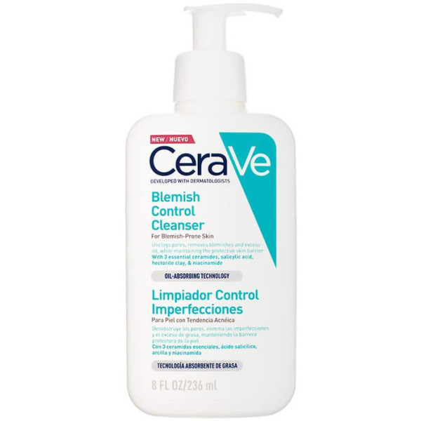 Cerave Blemish Control tīrīšanas līdzeklis, 236 ml