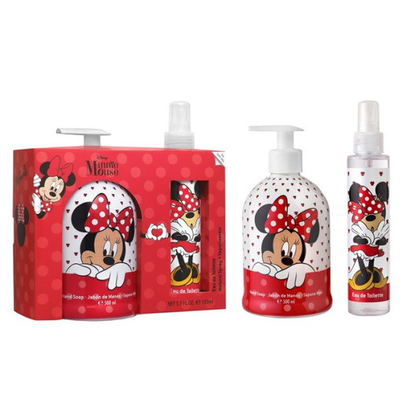 Disney Minnie Mousse komplekts bērniem (EDP, 150 ml + šķidrās ziepes, 500 ml)