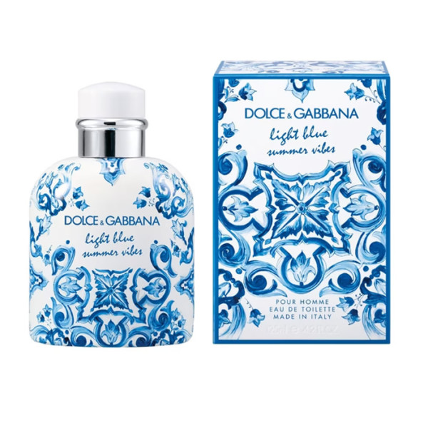 Dolce And Gabbana Light Blue Pour Homme Summer Vibes EDT tualetes ūdens ūdens unisex, 125 ml