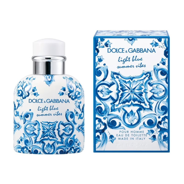 Dolce And Gabbana Light Blue Summer Vibes Pour Homme EDT tualetes ūdens vīriešiem, 75 ml