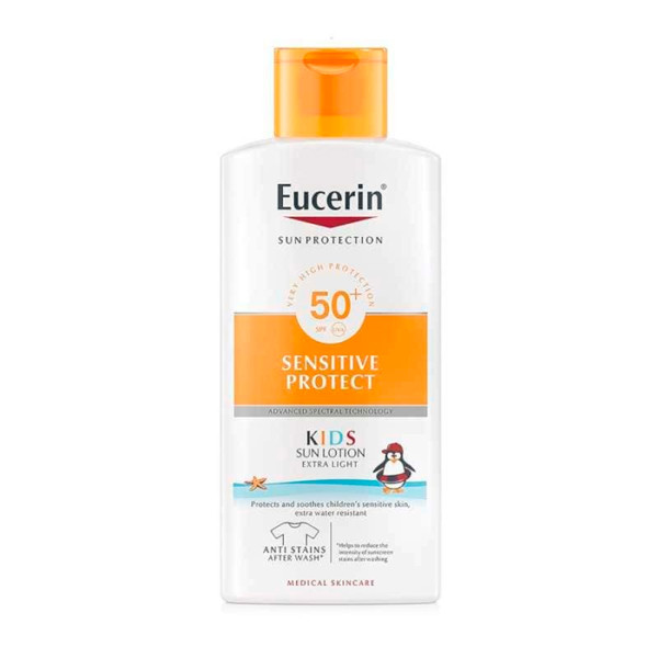 Eucerin Bērnu sauļošanās losjons SPF 50+ aizsargājošs sauļošanās losjons bērniem, 400 ml  