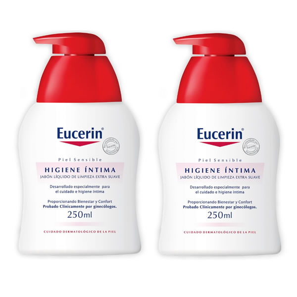 Eucerin Intimate Hygiene Wash Protection Fluid intīmās higiēnas mazgāšanas līdzeklis, 2 x 250 ml