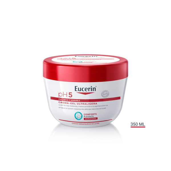 Eucerin pH5 Ultralight Cream-Gel īpaši viegls mitrinošs krēms, 350 ml