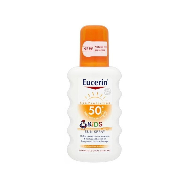 Eucerin Sun Kids Sensitive Protect Spray SPF 50+ aizsargājošs aerosols no saules bērniem, 200 ml