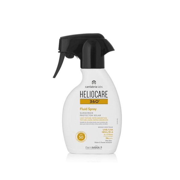 Heliocare 360º Fluid Spray SPF 50 aizsargājošs aerosols no saules, 250 ml