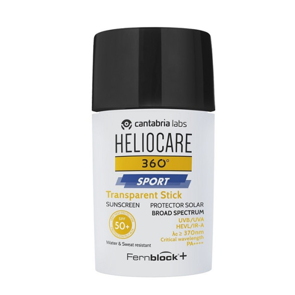 Heliocare 360º Sportsun Clear Stick Spf 50+ zīmuļu sauļošanās līdzeklis, 25 g