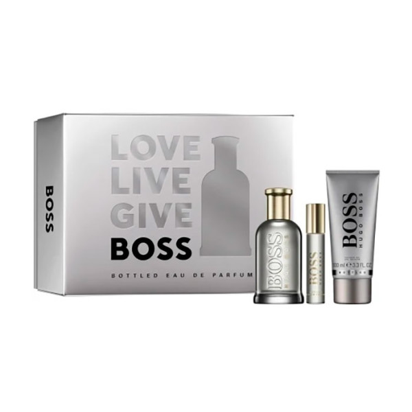 Hugo Boss BOSS komplekts pudelēs vīriešiem (EDP, 100 ml + EDP, 10 ml + dušas želeja, 100 ml)