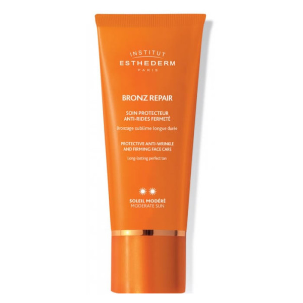 Institut Esthederm Bronz Repair Protective Pret Wrinkle and Firming Gentle Sun Moderate Sun aizsargkrēms, 50 ml