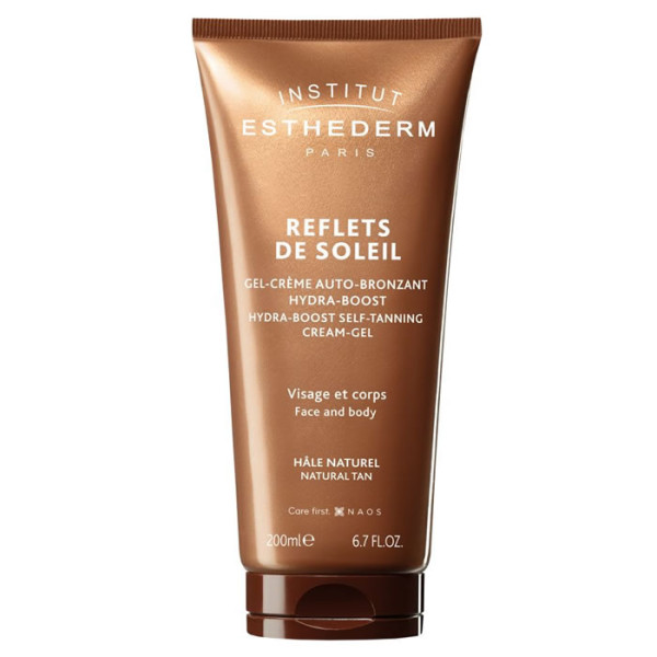 Institut Esthederm Reflets De Soleil Self Tanning Cream Gel pašiedeguma gēls sejai un ķermenim, 200 ml