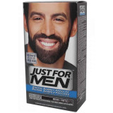 Just For Men ūsu un bārdas krāsa Real Black M-55 ūsām un bārdai