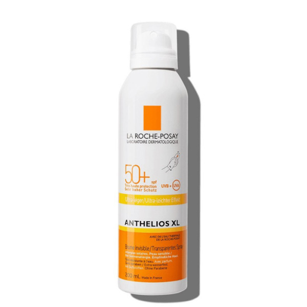 La Roche Posay Anthelios Invisible Mist Ultra Light SPF 50+ aizsargājošs aerosols no saules, 200 ml