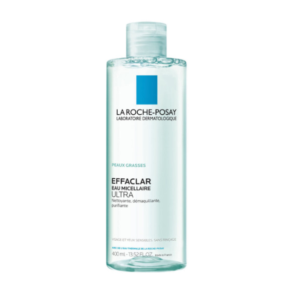 La Roche Posay Effaclar Micellar Water Ultra For Oly Skin Micelārais ūdens taukainai ādai, 400 ml