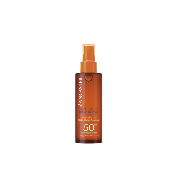 Lancaster Sun Beauty Satin Dry Oil SPF 50 sausā izsmidzināmā sauļošanās eļļa, 150 ml