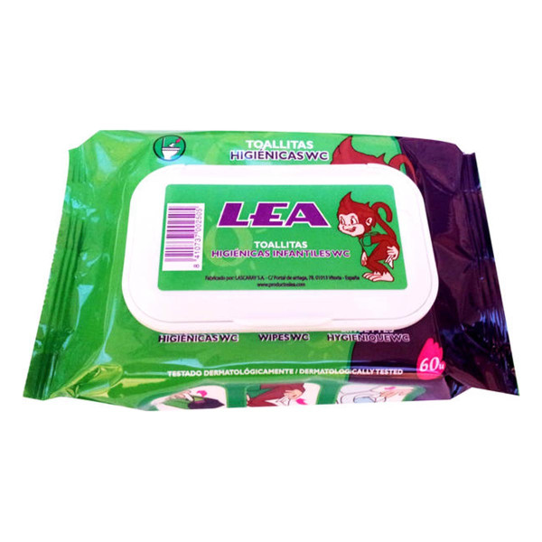 Lea Children's Hygiene Wipes mitrās salvetes bērniem, 60gab.