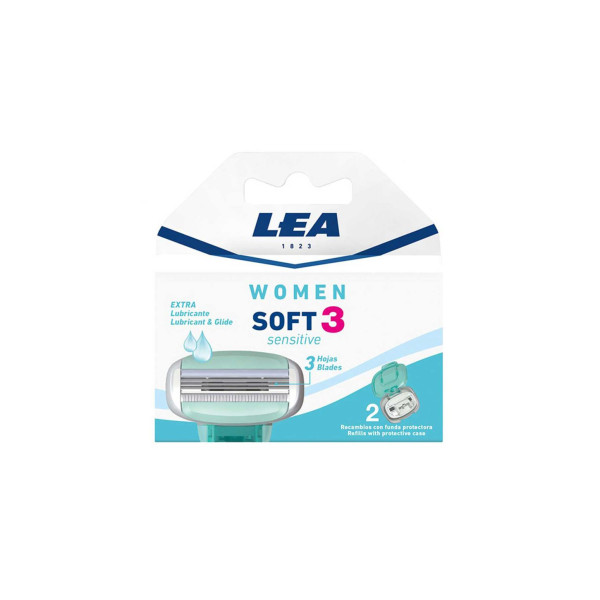 LEA Women Soft 3 Sensitive maiņas asmeņi, 3 gab.