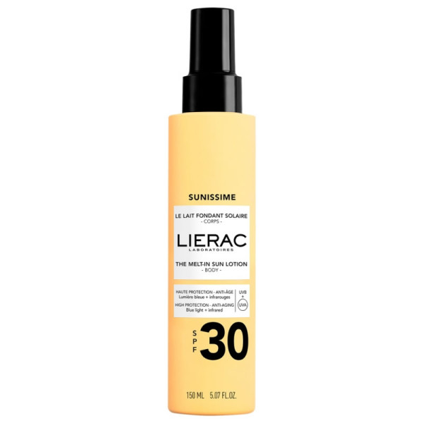 Lierac Sunissime Melting Sun Body Milk SPF 30 ķermeņa pieniņš no saules, 150 ml