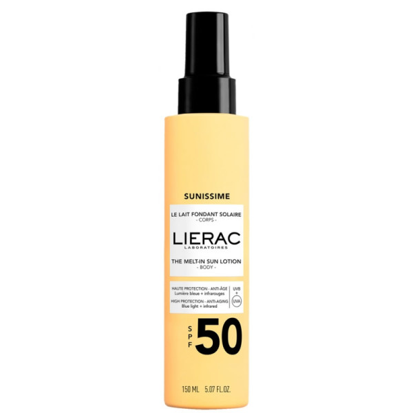 Lierac Sunissime Sun Milk SPF 50+ aizsargpiens no saules, 150 ml