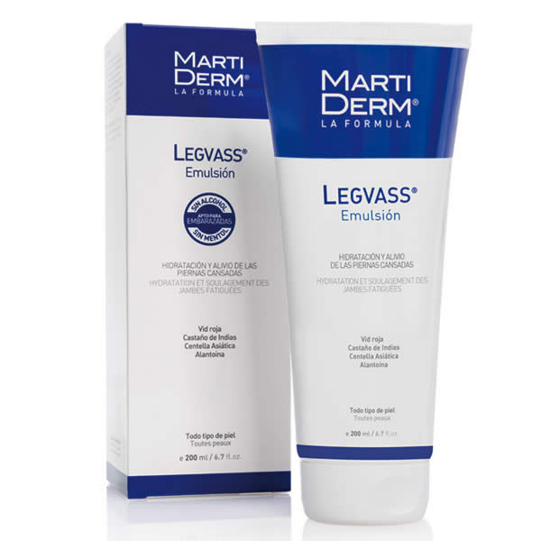 Martiderm Legvass Emulsion emulsija nogurušām kājām, 200 ml