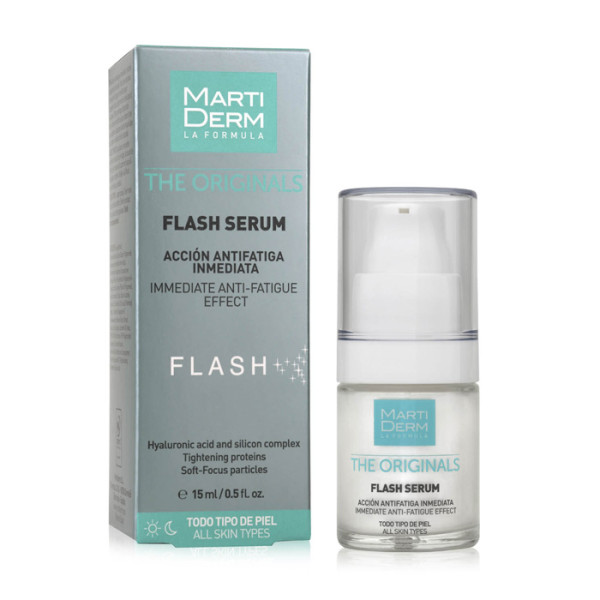 Martiderm The Originals Flash Serum serums sejai noguruma pazīmju noņemšanai, 15 ml