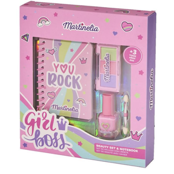 Martinelia Supergirl Notebook And Beauty Set bērnu grima komplekts