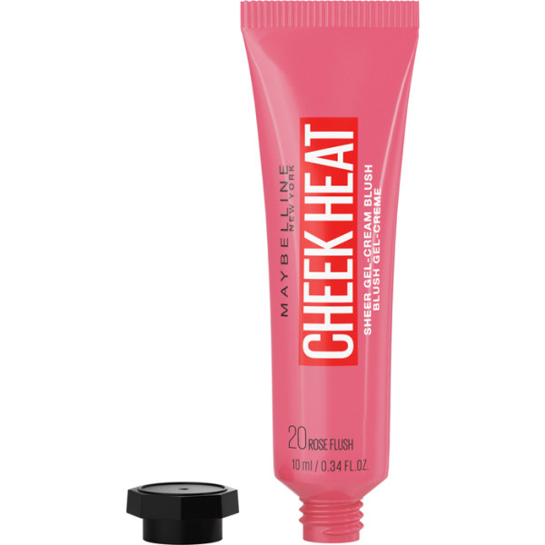 Maybelline Cheek Heat Gel-Cream Blush, tonis: 20 Rose Flash