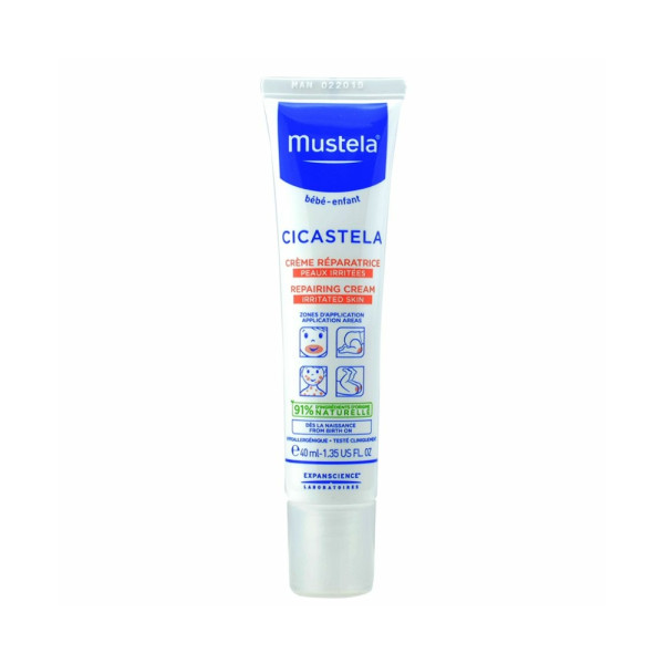 Mustela Repairing Cycles atjaunojošs krēms kairinātai ādai, 40 ml