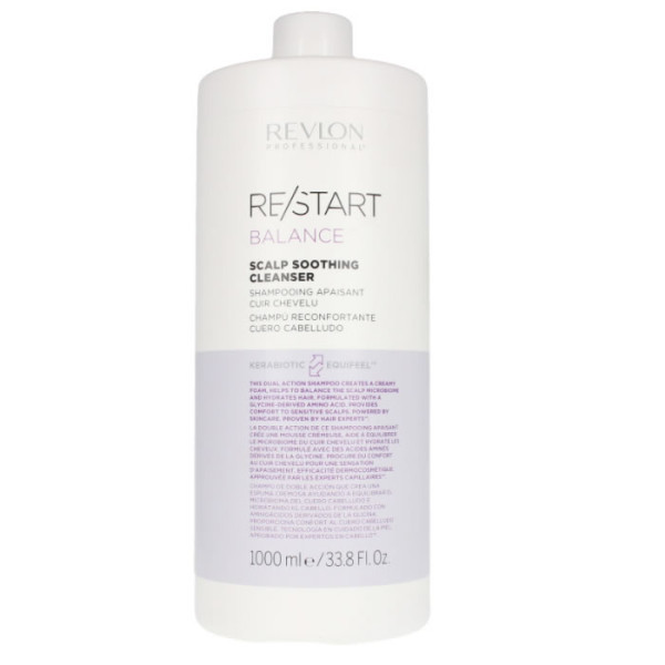 Revlon Professional Re-Start Balance nomierinošs galvas ādas attīrošais šampūns, 1000 ml