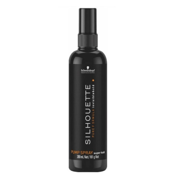 Schwarzkopf Professional Silhouette Pump Spray Super Hold spēcīgas noturības matu laka, 200 ml