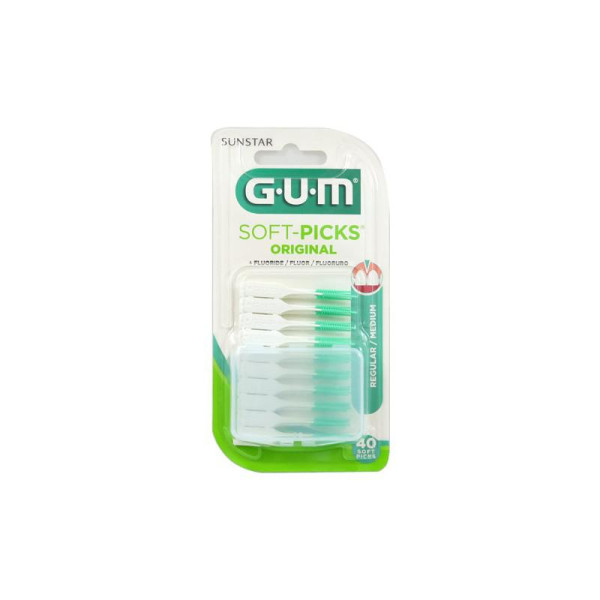 Sunstar Gum Soft Picks Regular Cleaner starpzobu birstītes, 40 gab.