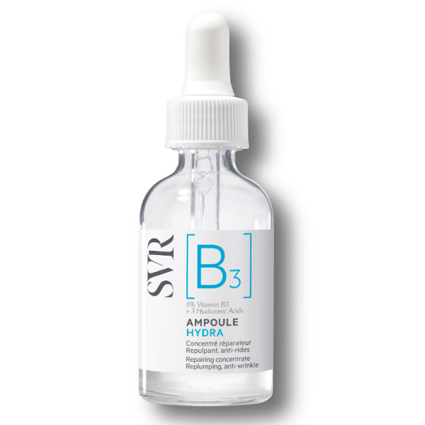 Svr Hydra AMPOULE B3 koncentrēts mitrinātājs ar vitamīnu B3, 30 ml