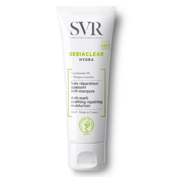 Svr Sebiaclear Hydra Repairing Moisturizer mitrinošs krēms, 40 ml