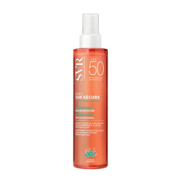 SVR Sun Secure Dry Oil SPF 50+ sausā eļļa no saules, 200 ml