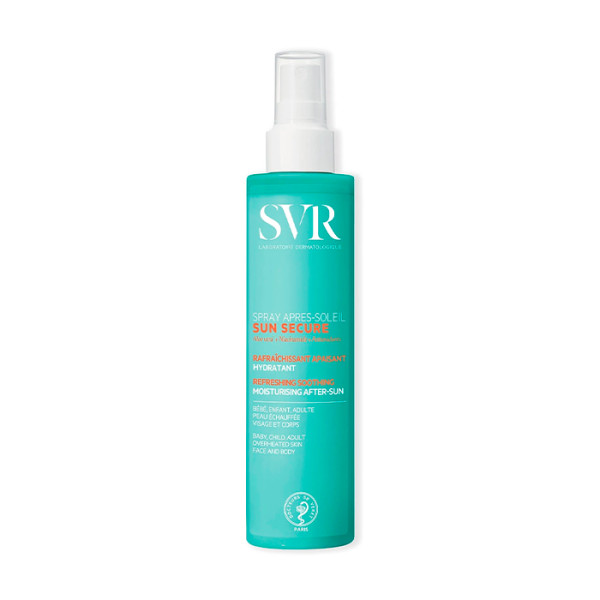 Svr Sun Secure Spray Aftersun mitrinošs sprejs sejai un ķermenim pēc sauļošanās, 200 ml