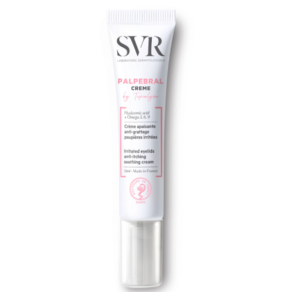 SVR Topialyse Palpebral Irritated Eyelids Cream nomierinošs acu krēms, 15 ml