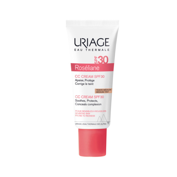 Uriage Roséliane CC Cream SPF 30 aizsargājošs tonāli koriģējošs krēms, 40 ml 