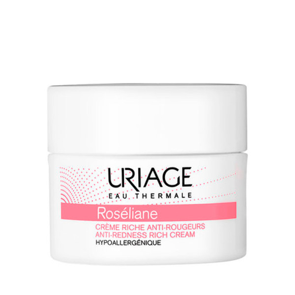 Uriage Roséliane Rich Anti-Redness Cream bagātīgs krēms apsārtušai sejas ādai, 50 ml